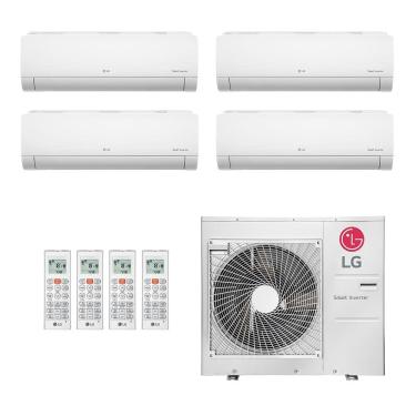 Imagem de Ar-Condicionado Multi Split Inverter LG 30.000 (3x Evap HW 9.000 + 1x Evap HW 12.000) Quente/Frio 220V							