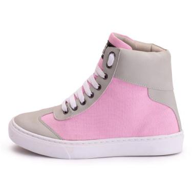 Imagem de Tênis Sneaker em material sintético 60120 Bawmi, Rosa, 35