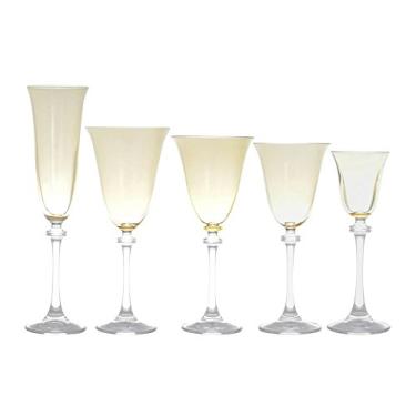 Imagem de Conjunto de 30 Taças de Vidro Alexandra Âmbar Bohemia