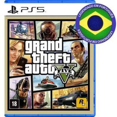 Imagem de Jogo Gta 5, Sony, Ps5, Grand Theft Auto V, Mídia Física, Legendado Em Português Br
