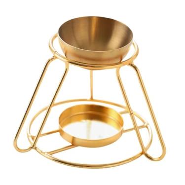 Imagem de KiBcsLic Queimador de óleo essencial, queimador de aroma decorativo, fácil de limpar, fácil de usar, porta-velas Tealight, difusor de cera derretida para ioga