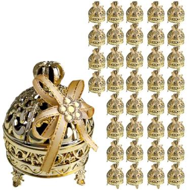 Imagem de Kit 36 Enfeite Mini Porta Joias para Lembrancinha Festa Casamento Cha Bebe Aniversário 8 x 6,5cm