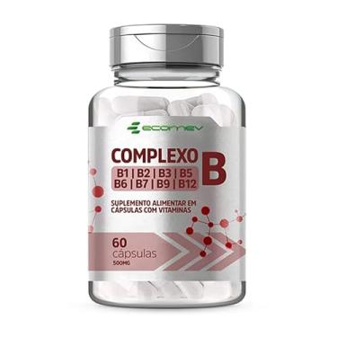 Imagem de Complexo B B1 B2 B3 B5 B6 B7 B9 B12-500mg - 60 Cápsulas - Ecomev (1 Unidade)