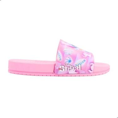 Imagem de Tamanco Slide Inf Grendene Kids Disney Key Stitch Rosa, Rs, Rosa, Rosa