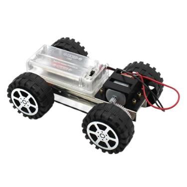 Imagem de menolana Kit de modelo de carro com tração nas quatro rodas faça você mesmo, brinquedo educacional, quebra-cabeça 3D, presentes, decoração de mesa, kit de