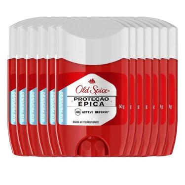 Imagem de Kit Desodorante Stick Old Spice Mar Profundo 50g - 12 Unidades