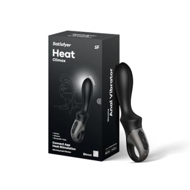 Imagem de Satisfyer Heat Climax Vibrador Anal com Controle de Aplicativo e Função de Aquecimento - Plugue Vibratório, Estimulador de Próstata - Compatível com o Aplicativo Satisfyer, Impermeável, Recarregável