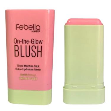 Imagem de Blush Stick Formato Coração ou Tradicional Alta Pigmentação e Acabamento Iluminado (Blush Bastão 01)