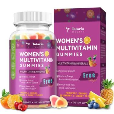 Imagem de Gomas multivitamínicas Totaria Sugar Free Women 14+ com ferro