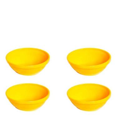 Imagem de Conjunto de Sopeiras Cheff 250ml 4 Peças Amarelo em Polipropileno VEM