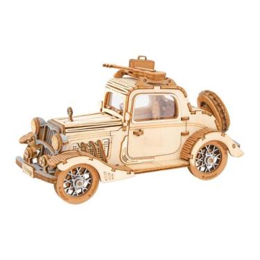 Imagem de Quebra-cabeça 3D Rowood Vintage Car Model DIY Presente de brinquedo de