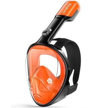 Imagem de Máscara de snorkel Greatever Full Face com sistema respiratório de top