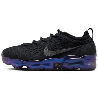 Imagem de Nike Tênis feminino Air Vapormax 2023 Flyknit (FD3148-001, preto/prata metálico/multicolorido), Preto/prata metálico/multicolorido, 41