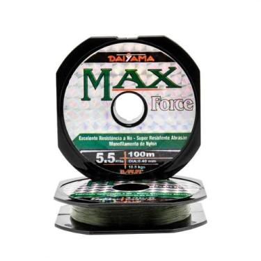 Imagem de Linha Nylon Max Force Verde - MARURI, 0.82mm 152bls 100mts