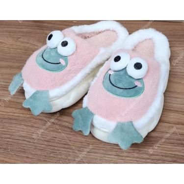 Imagem de Pantufa Nuvem Sapinho 3d Pelúcia Super Confortável Infantil - Fenix, R