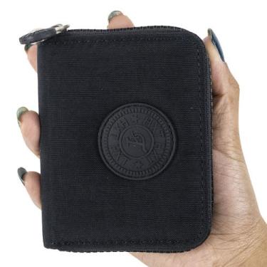 Imagem de Carteira Slim Pequena Porta Cartões Moedas CNH Cédulas Top - Hxt, Pret