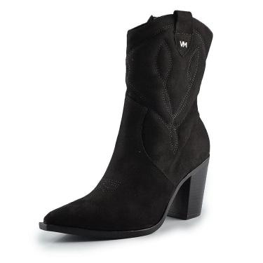 Imagem de Bota Country Feminina Camurça Salto Bloco Médio Via Marte