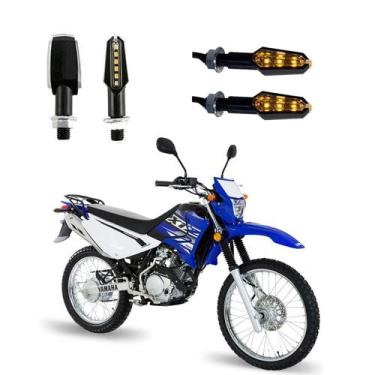 Imagem de KIT 4 Luz Seta Esportiva Pisca de Led Modelo P29 Para Moto XTZ 125 ANO