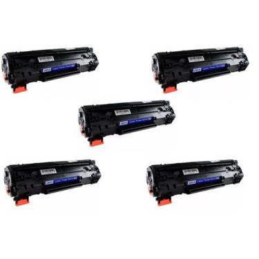 Imagem de Kit 5x Toner Compatível CF283A 83A 100% Novo para M201DW M225DW M226 M