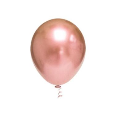 Imagem de Balão Látex 5 Platino Rose Gold 25 Un - Pic Pic