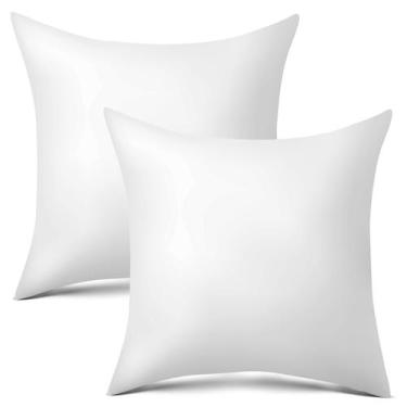 Imagem de Insertos de travesseiro raajsee 16x16, conjunto de 2 firmes e fofos