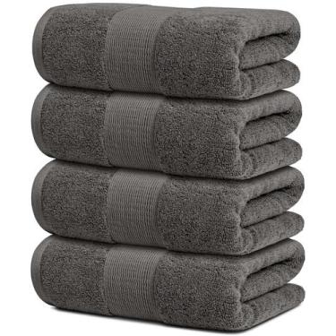 Imagem de Toalhas de banho White Classic Resort Collection 70x140cm 4 unidades