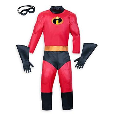 Imagem de Disney Store Official Boy's Halloween Costumes for Play - Premium Disney Cosplay Dress Up Outfits for Children - Dash Costume for Kids – Incredibles 2 Roleplay - Size 9/10 Multicolored