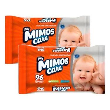 Imagem de 1 Pacote Toalha Lenco Umedecido My Mimos Care 96 Toalhinhas