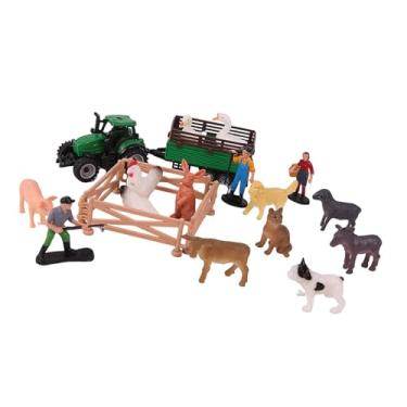 Imagem de MotiveTech Figuras de Animais de Fazenda, Modelos, Decorações, Brinquedos Educativos, Micropaisagens Realistas, Brinquedos para Meninos E Meninas Adultos, 20 Unidades