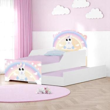Imagem de Bicama Infantil Adesivado Uly Unicórnio Bebê - CasaH