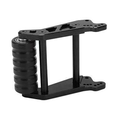 Imagem de Ymiko Barra de Rodas, Barra de Rodas para Mini Bicicleta Com Padrão de de Alumínio Mini Bike Wheelie Bar para Losi LMT Eixo Sólido 4WD LOS04022 1/8 RC CAR (Preto)