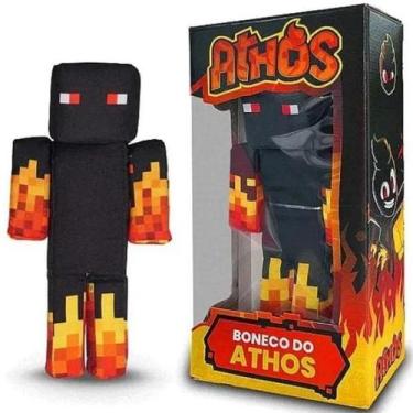 Imagem de Minecraft Boneco ATHOS Youtuber Streamers Espuma 35CM Cosmo KIDS