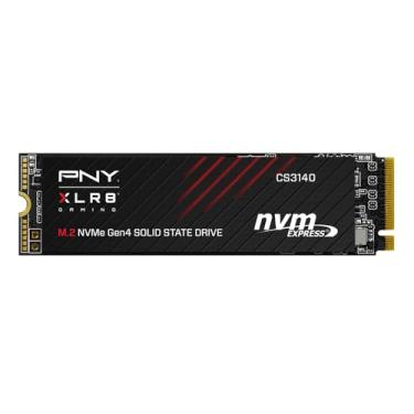 Imagem de PNY SSD XLR8 Gaming CS3140 2TB PCIe Gen4 - Até 7500/6850 MB/s, M.2 2280, 3D NAND - Atualização PS5/PC/Laptop para jogadores, criadores e configurações resistentes - Unidade de estado sólido interna