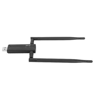 Imagem de Zhjvihx Adaptador WiFi USB, AX5400M WIFI6E 6GHz 5GHz 2,4 GHz Adaptador Líquido Sem Fio para Laptop