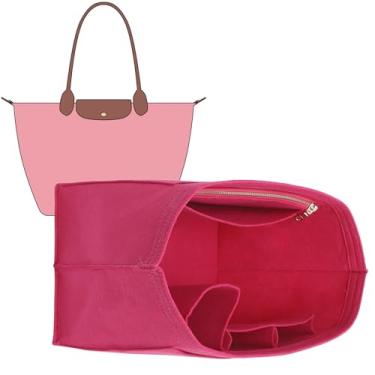 Imagem de Doxo Organizador Longchamp compatível com Le pliage Large Medium Small Mini e mais (G, Rosy)