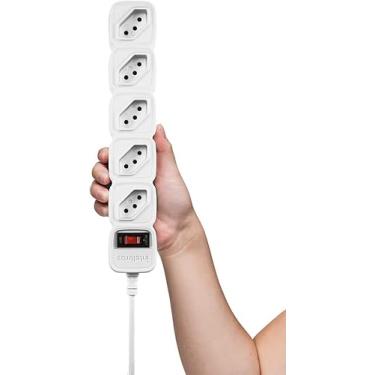 Imagem de Filtro de Linha com 5 Tomadas EPE 205 Branco