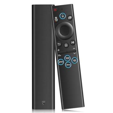 Imagem de Substituição de controle remoto de TV Samsung, BN59-01385A para controle remoto Samsung com controle de voz, compatível com controle remoto Sam-Sung para Smart TV, quadro curvo QLED, LED, LCD, Q60