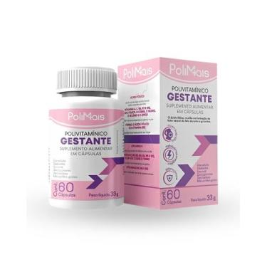 Imagem de Polivitamínico Gestante  Polimais Nutriex 60 cápsulas