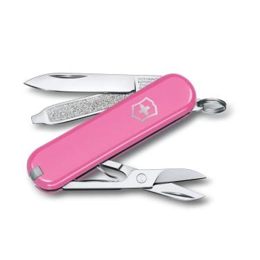 Imagem de Mini Canivete Suíço Classic SD Colors Victorinox 7 funções Rosa Cherry
