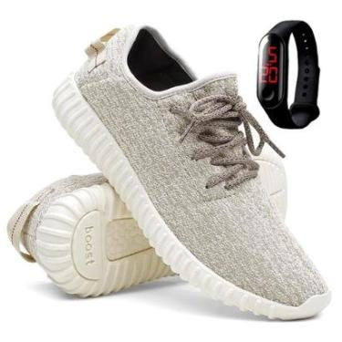 Imagem de Tênis Masculino Esporte Corrida e Academia Solado Macio Super Leve Relógio Digital-Masculino