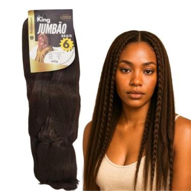 Imagem de Kit 2 Super King Jumbo Organico Alongamento Entrelace Mega Hair - Bree