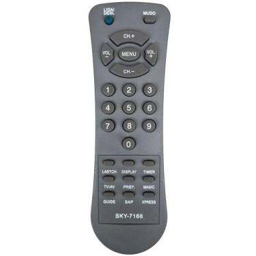 Imagem de Controle Remoto Para TV SKY-7168 - Lelong