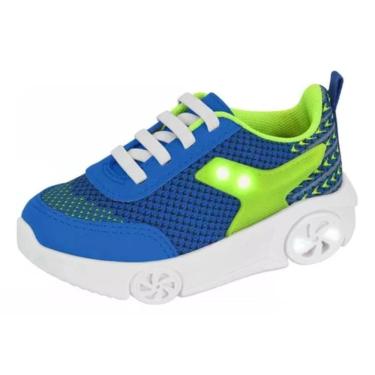 Imagem de Tênis Infantil Menino Conforto Car Luz Casual Luz Molekinho