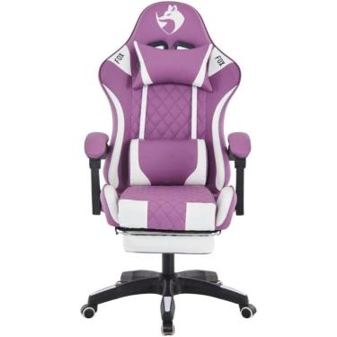 Imagem de Cadeira Gamer Fox Racer Luna Lilás com Apoio de Pés