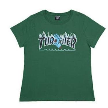 Imagem de Camiseta Feminina Thrasher x Santa Cruz Screaming-Feminino