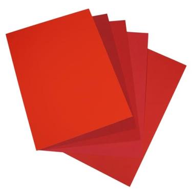 Imagem de Craftdady Cartão retangular de 30 peças, papel de artesanato A4 de cores sortidas, 210 x 298 mm, para fazer cartões DIY, impressão de escritório, material escolar, 5 cores