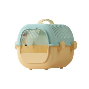 Imagem de Generic Gaiola de Transporte para Hamster, Respirável, Leve E Resistente, Ideal para Transportar Pequenos Animais de Estimação, Pássaros Ou Outros Animais, Laranja Verde