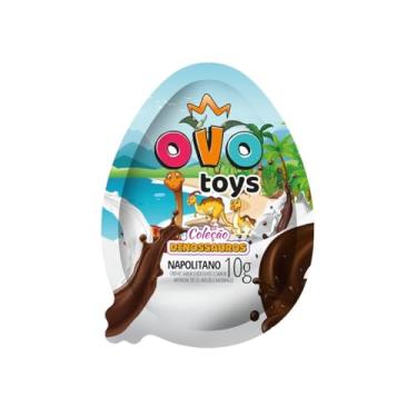 Imagem de Ovo Toys Surpresa Dinossauros Chocolate Napolitano 12 Unidades