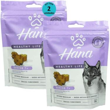 Imagem de Hana Senior 7 Envelhecimento Saudável 80g Snacks Para Cães Adultos Kit