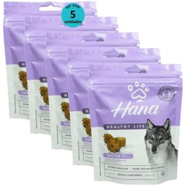 Imagem de Hana Senior 7 Envelhecimento Saudável 80g Snacks Para Cães Adultos Kit